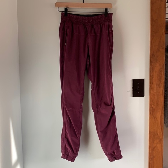 Lululemon Track To Reality Plum Pants - Picture 2 of 10